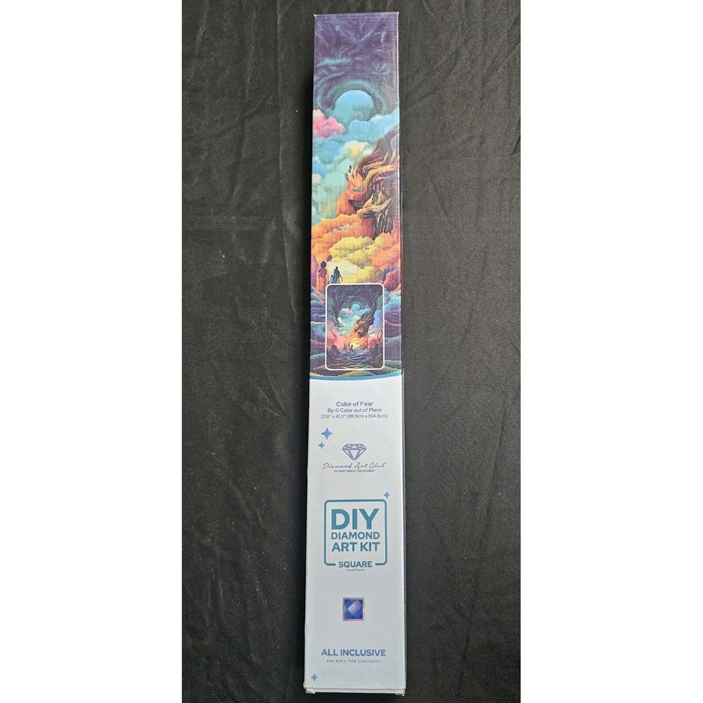 Diamond Art Club DIY Diamond Art Kit Color Of Fear 27.6" x 41.3"